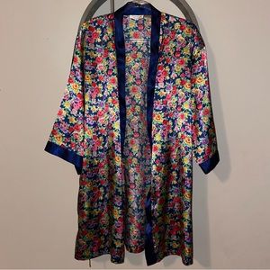 Vintage Victoria Secret Robe Floral 90's Robe Gold Label